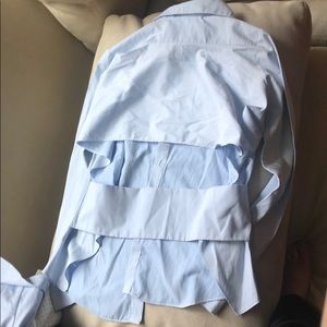 N/Nicholas Open Back button down shirt